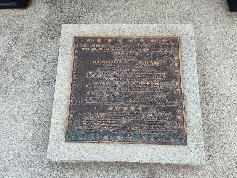 Liberty Bell Reproduction Marker. Click for full size. Liberty Bell Reproduction Marker image. Click for full size.