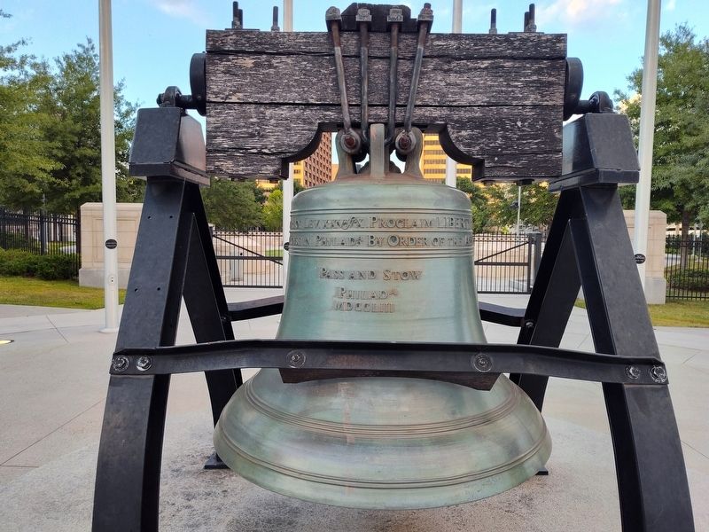 Liberty Bell Reproduction Marker. Click for full size. Liberty Bell Reproduction Marker image. Click for full size.