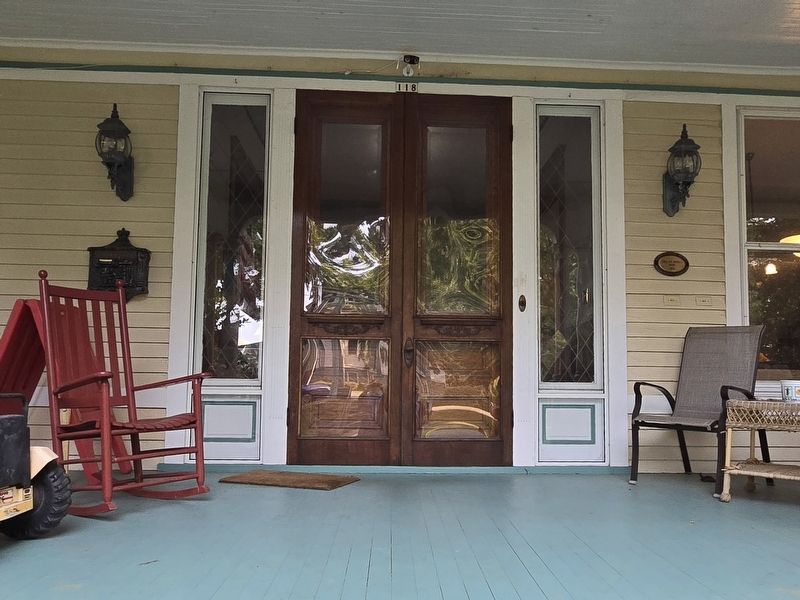 Judge W. B. Councill House Marker, to the right of the front entrance image. Click for full size.