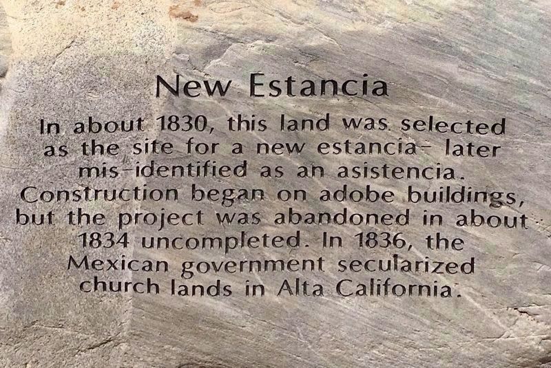 New Estancia Marker image. Click for full size.