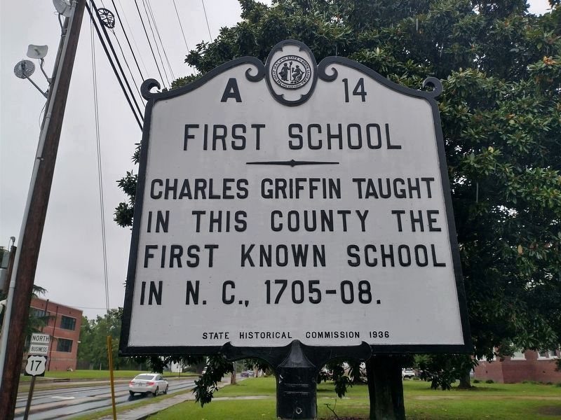 First School Marker. Click for full size. First School Marker image. Click for full size.