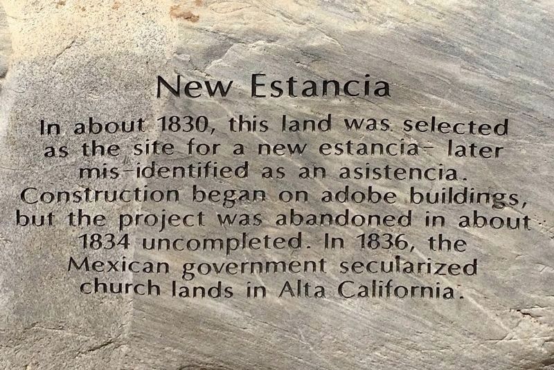 New Estancia Marker image. Click for full size.