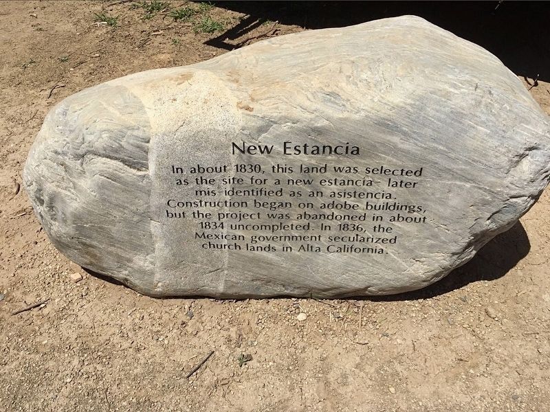 New Estancia Marker image. Click for full size.