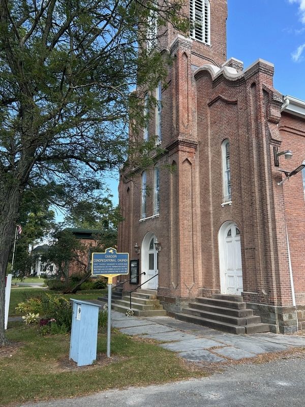 Candor Congregation Church Marker image. Click for full size.