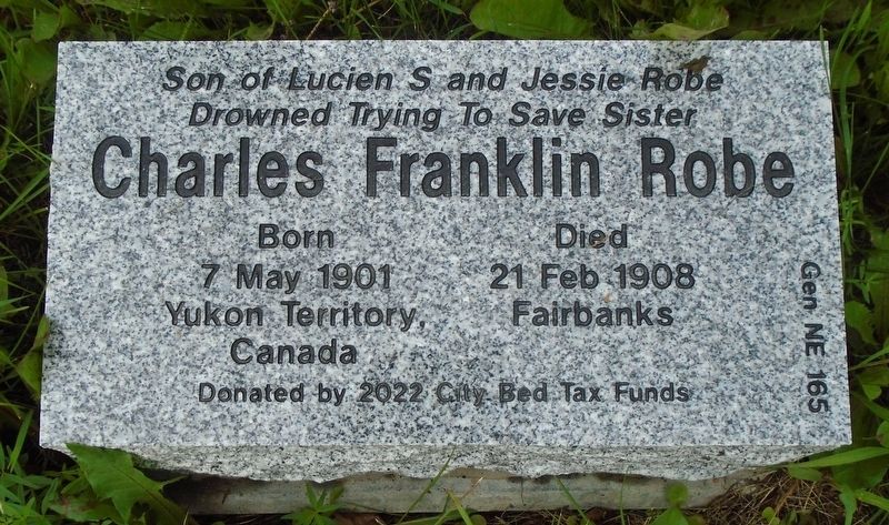 Charles Franklin Robe Marker. Click for full size. Charles Franklin Robe Marker image. Click for full size.