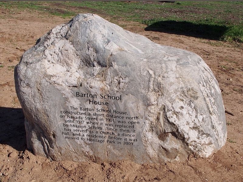 Barton School House Marker. Click for full size. Barton School House Marker image. Click for full size.
