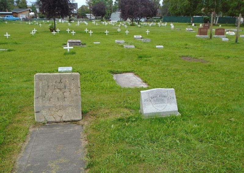 Mary Pedro Marker. Click for full size. Mary Pedro Marker image. Click for full size.