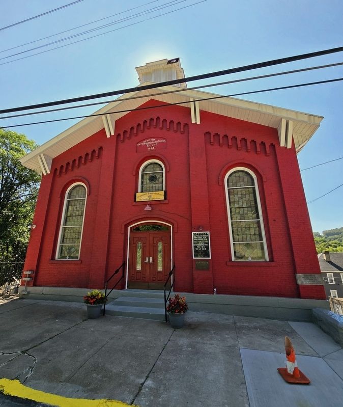 Jerusalem Baptist Church and Marker. Click for full size. Jerusalem Baptist Church and Marker image. Click for full size.