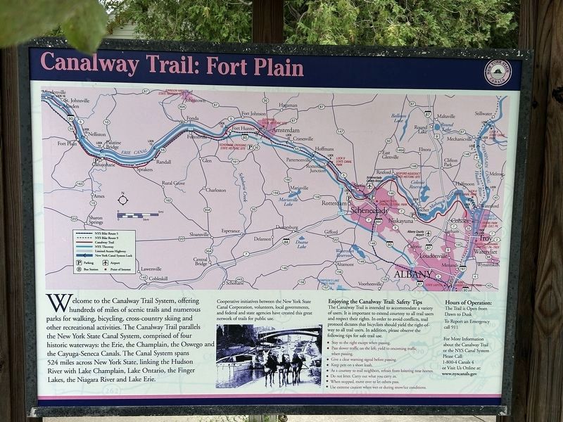 Canalway Trail: Fort Plain Marker image. Click for full size.