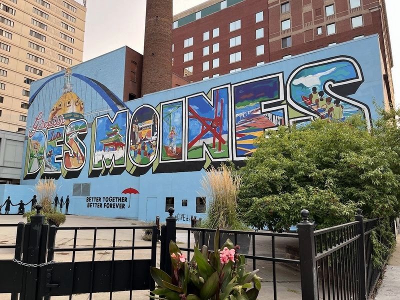 Des Moines mural image. Click for full size.