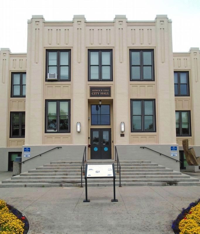 The Fairbanks Schoolhouse and Marker image. Click for full size.