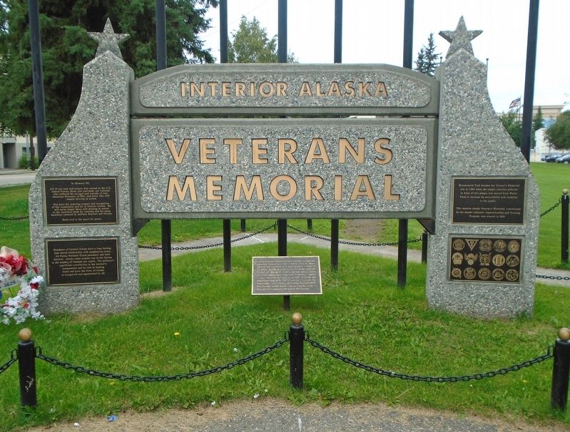 Interior Alaska Veterans Memorial image. Click for full size.