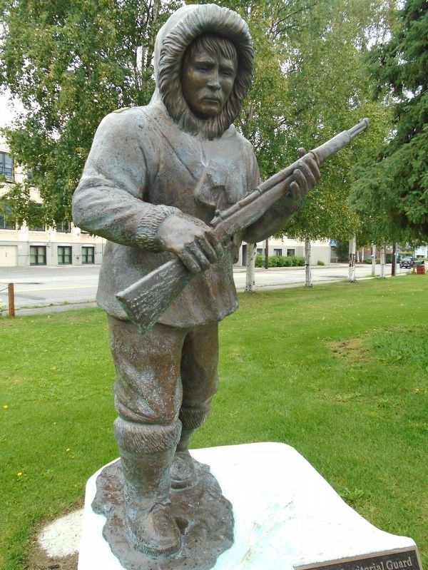 Alaska Territorial Guard Statue image. Click for full size.