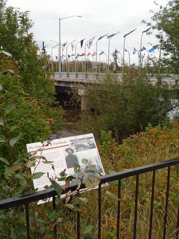 <i>The Founding of Fairbanks</i> Marker image. Click for full size.