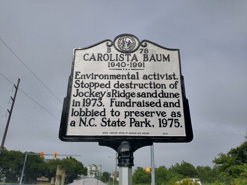 Carolista Baum Marker image. Click for full size.