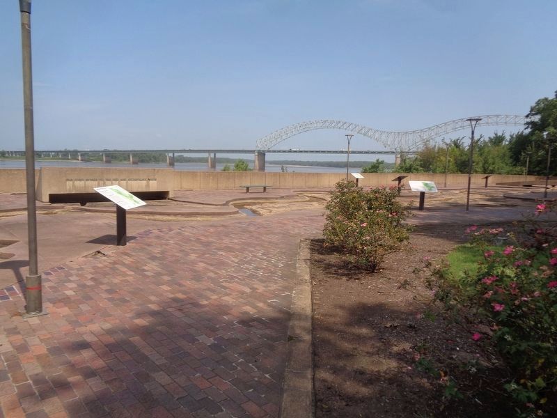 Hog Point, Louisiana/Raccourci Cutoff/Caernarvon Crevasse Marker. Click for full size. Hog Point, Louisiana/Raccourci Cutoff/Caernarvon Crevasse Marker image. Click for full size.