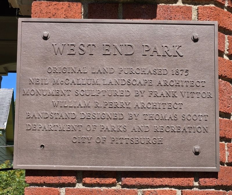West End Park Marker image. Click for full size.