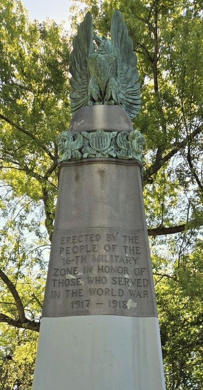 World War I Memorial image. Click for full size.