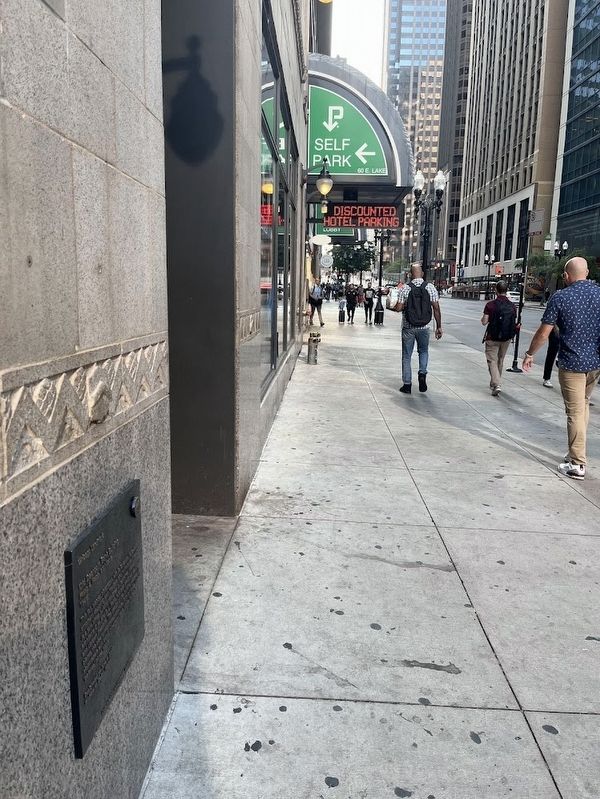 Old Dearborn Bank Building Marker image. Click for full size.