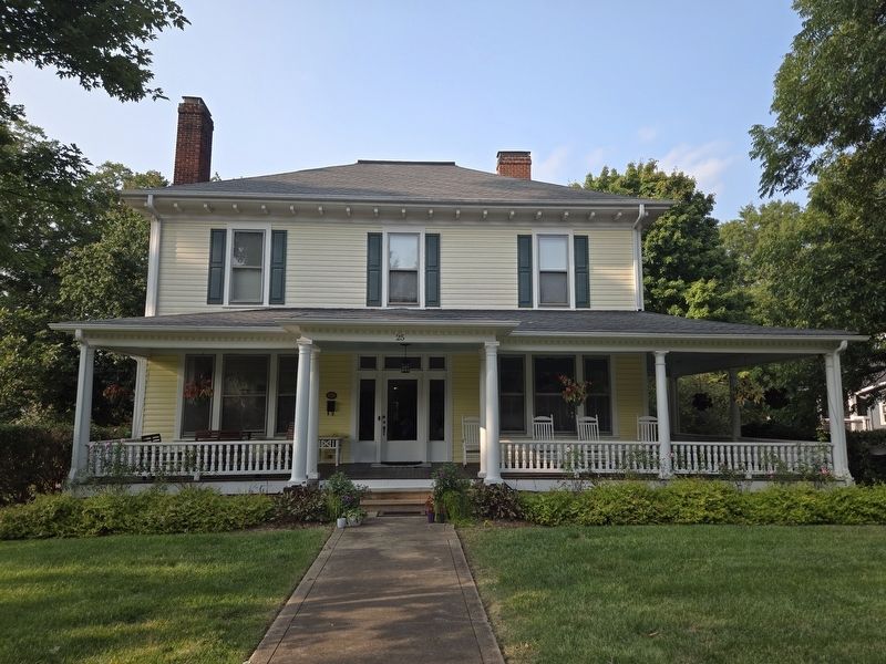 Clinard-Cilley House. Marker is to the left of the front entrance. image. Click for full size.