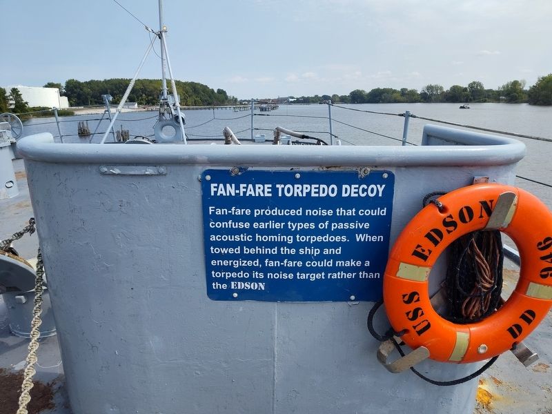 Fan-Fare Torpedo Decoy Marker image. Click for full size.