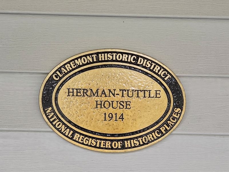Herman-Tuttle House Marker image. Click for full size.