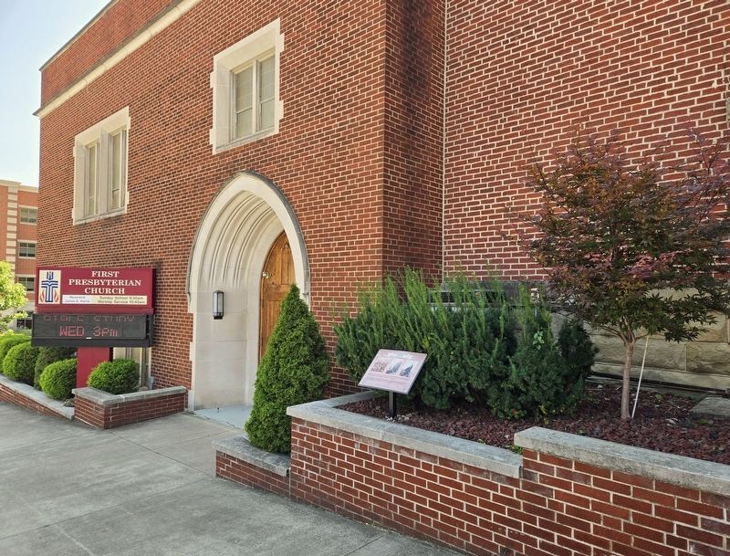 First Presbyterian Church Marker image. Click for full size.