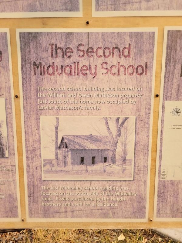 The Second Midvalley School Marker image. Click for full size.
