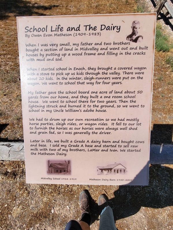 School Life and the Dairy Marker. Click for full size. School Life and the Dairy Marker image. Click for full size.