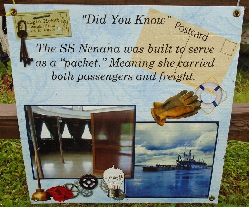 Packet Steamer Marker. Click for full size. Packet Steamer Marker image. Click for full size.