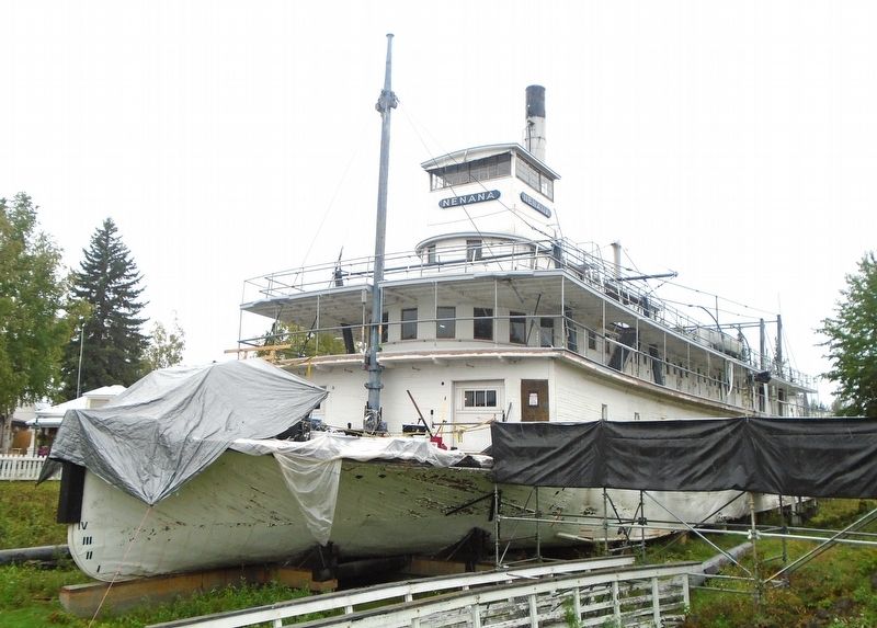 Steamer Nenana in World War II image. Click for full size.
