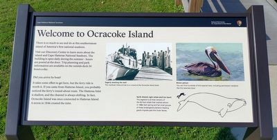 Welcome to Ocracoke Island Marker image. Click for full size.