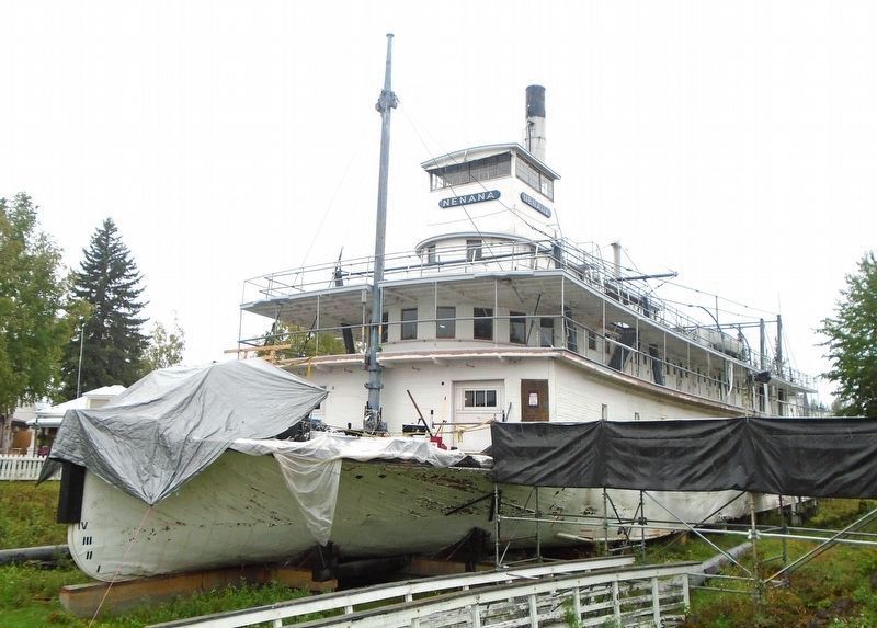Steamer Nenana in Pioneer Park. Click for full size. Steamer Nenana in Pioneer Park image. Click for full size.