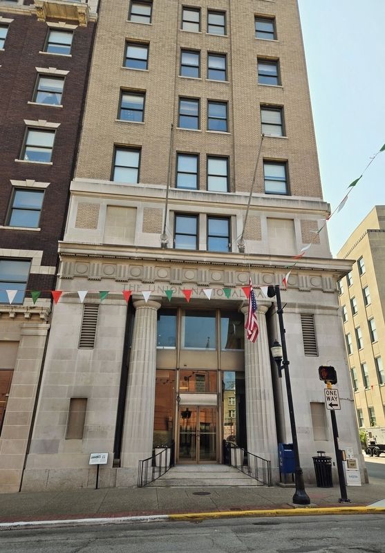 Traders Hotel / Union National Bank Marker image. Click for full size.