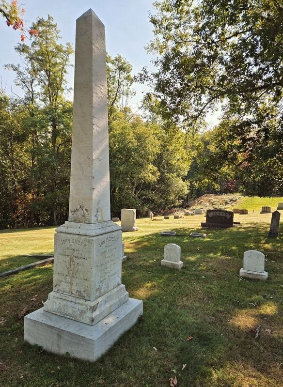 Grave of John and Ann Rebecca Dailey image. Click for full size.