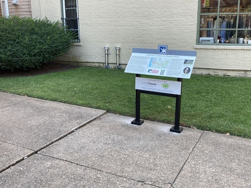 Lafayette Comes to Haddonfield Marker image. Click for full size.