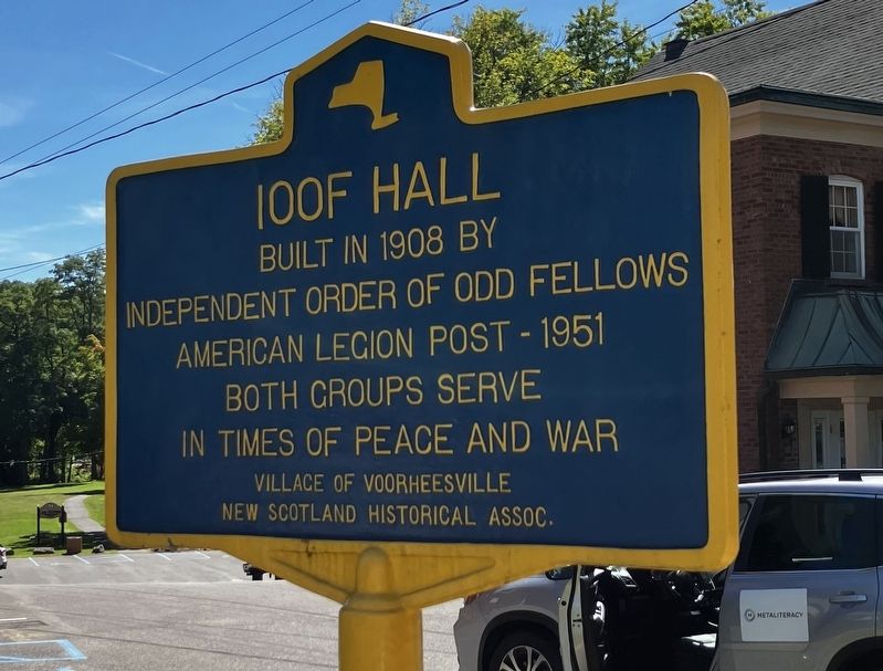 IOOF Hall Marker. Click for full size. IOOF Hall Marker image. Click for full size.