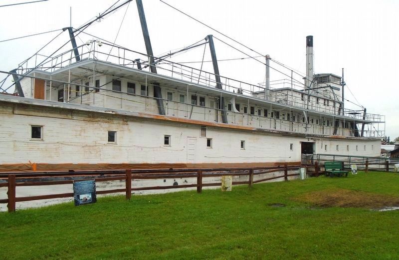 Steamer Nenana in World War II Marker. Click for full size. Steamer Nenana in World War II Marker image. Click for full size.