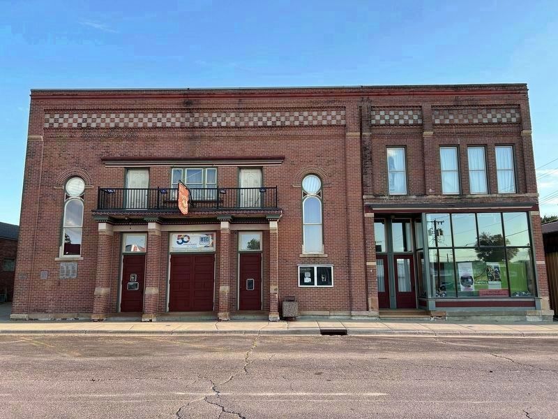 Lake Benton Opera House & Markers (left). Click for full size. Lake Benton Opera House & Markers (left) image. Click for full size.