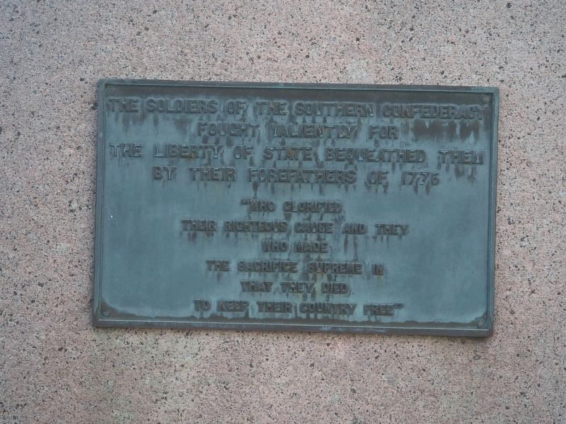 The Call To Arms Northside Plaque Close-up image. Click for full size.