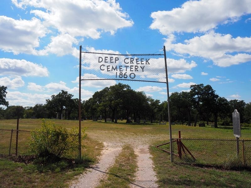 Deep Creek Cemetery Entrance image. Click for full size.