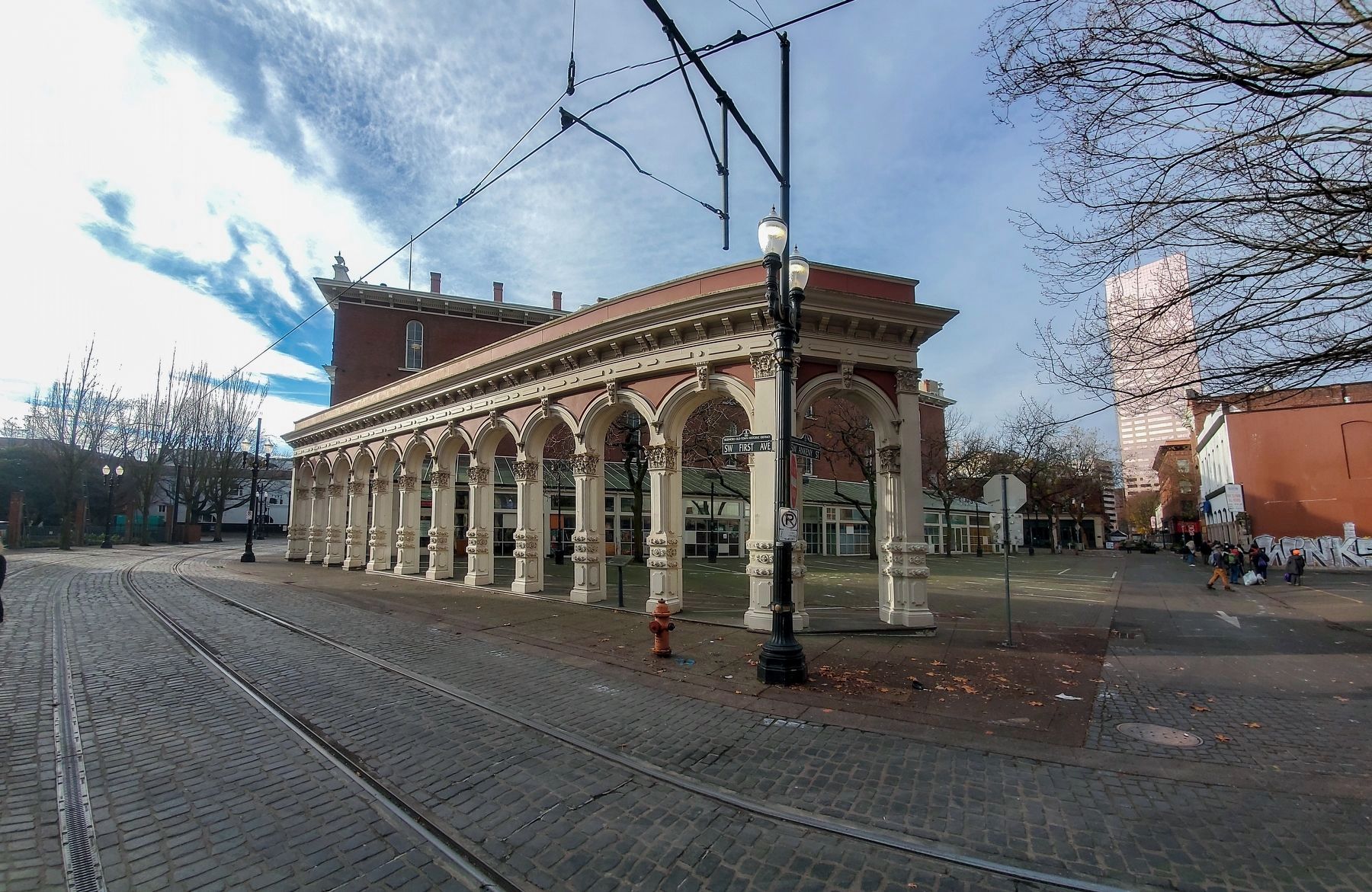 Site of the first telephone exchange in Portland. Click for full size. Site of the first telephone exchange in Portland image. Click for full size.