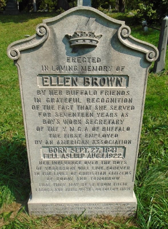 Ellen Brown Marker. Click for full size. Ellen Brown Marker image. Click for full size.