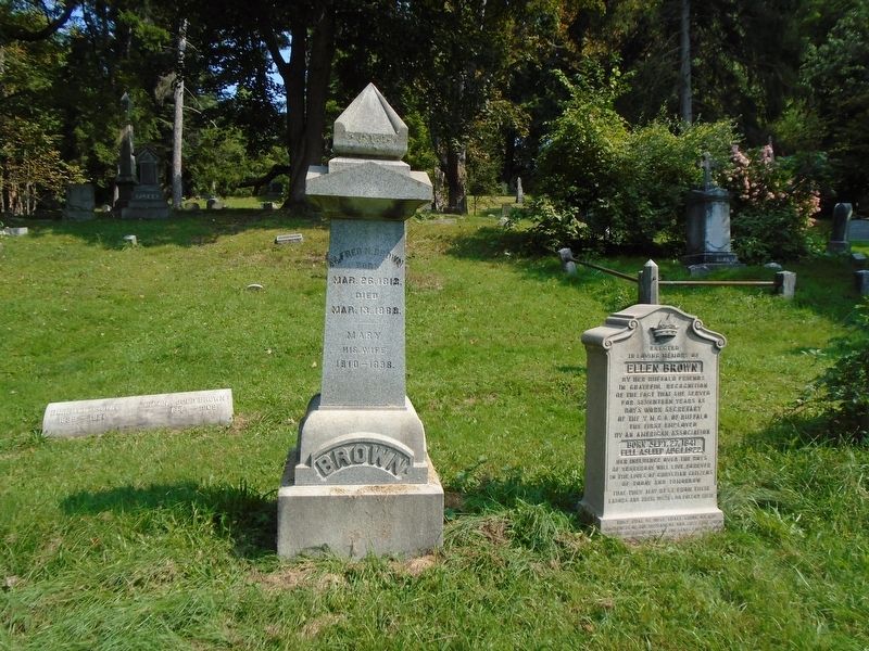 Ellen Brown Marker. Click for full size. Ellen Brown Marker image. Click for full size.