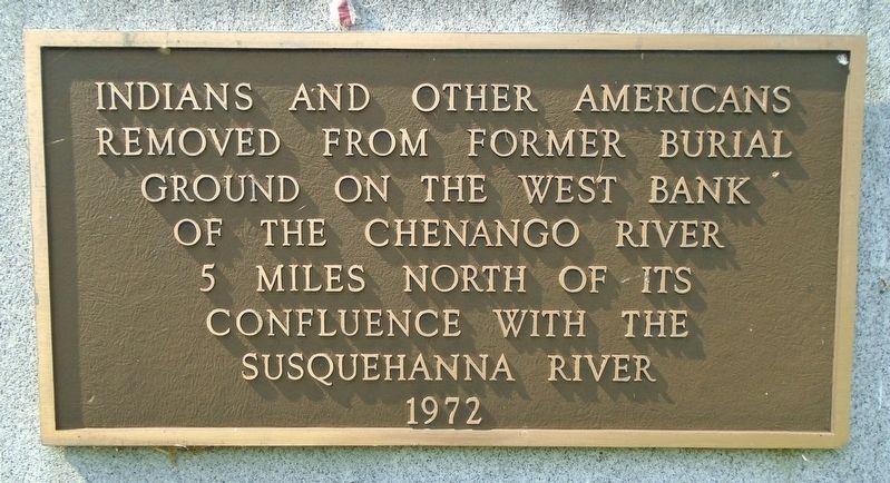 Reinterment of Indians and Other Americans Marker image. Click for full size.