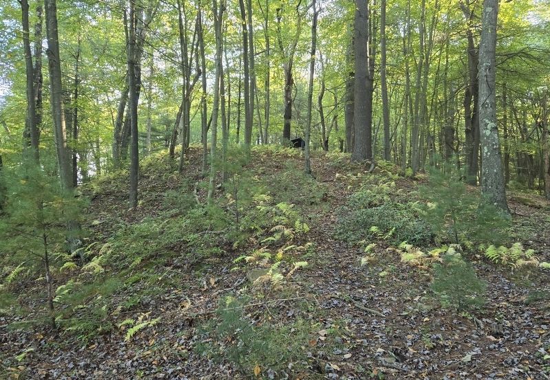The Mound and Site of the Blockhouse. Click for full size. The Mound and Site of the Blockhouse image. Click for full size.