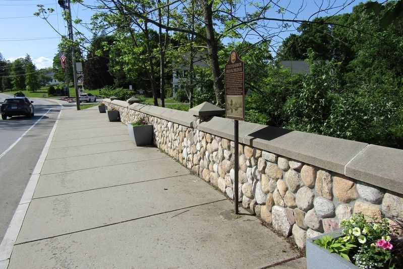 Cold Harbor Brook Bridge Marker. Click for full size. Cold Harbor Brook Bridge Marker image. Click for full size.