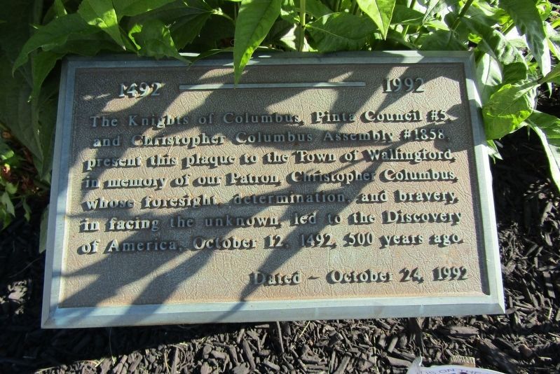 Christopher Columbus Marker. Click for full size. Christopher Columbus Marker image. Click for full size.