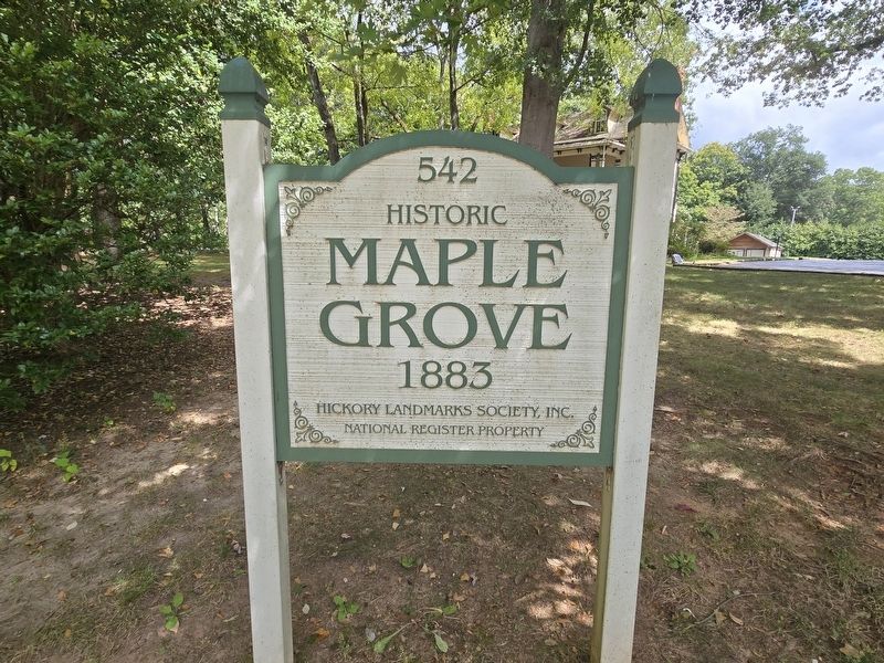 Historic Maple Grove sign. Click for full size. Historic Maple Grove sign image. Click for full size.