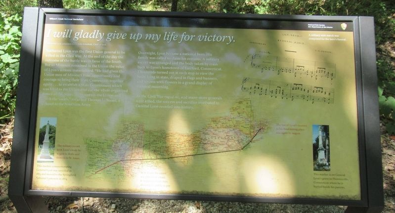 I will gladly give up my life for victory. Marker. Click for full size. I will gladly give up my life for victory. Marker image. Click for full size.